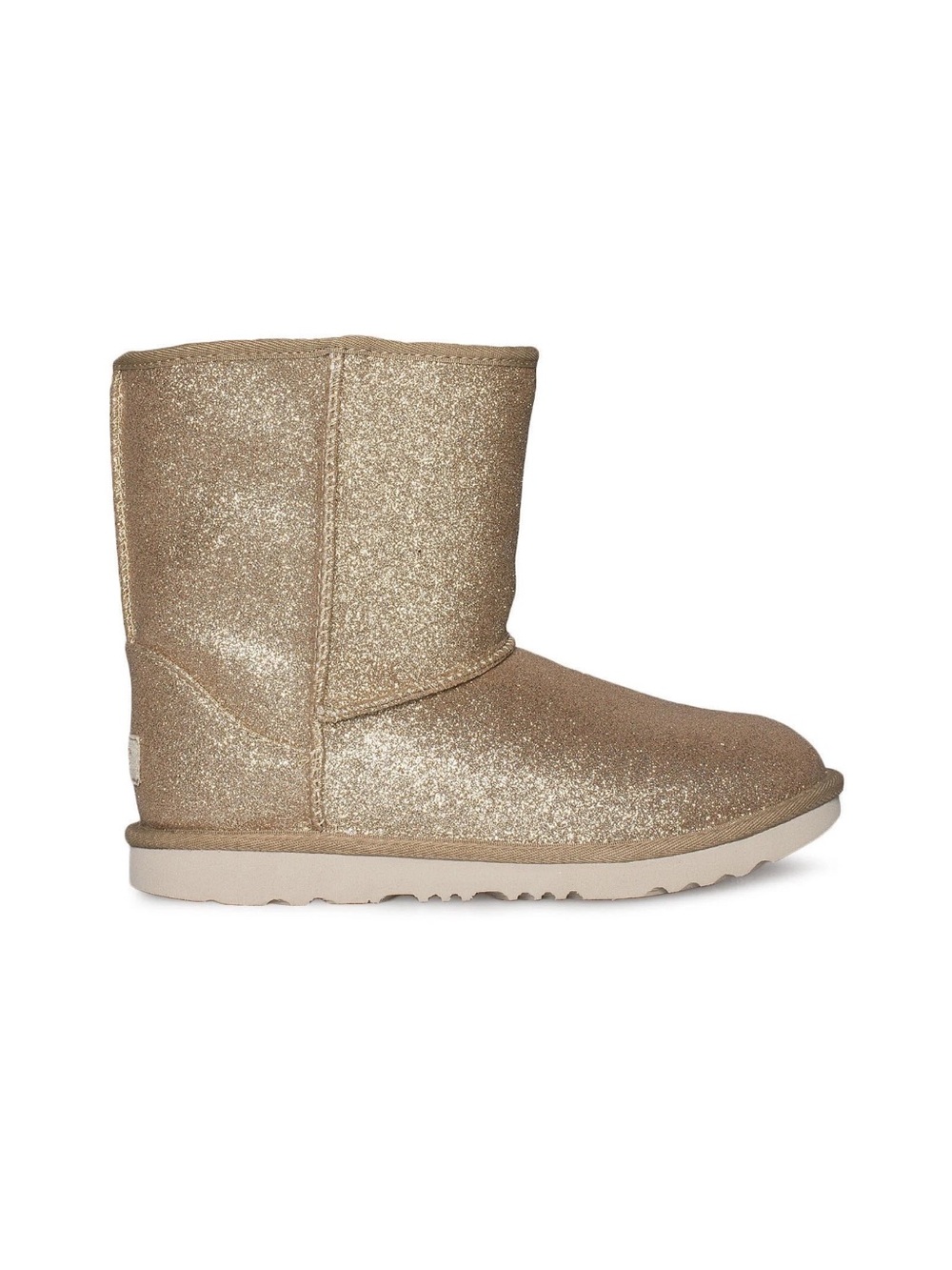 Metalic gold Ugg boots in size 9